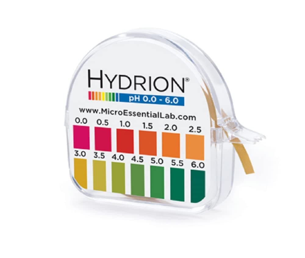 Hydrion S/r Dispenser 0.0-6.0 Ph Range 96-15 Ft Roll w/Color Chart/Dispenser