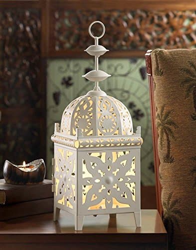 White Medallion Table LAMP