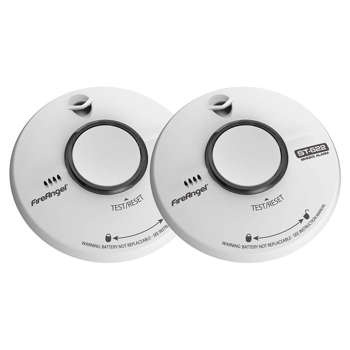 ST-622T Smoke Alarm, 2 Pack