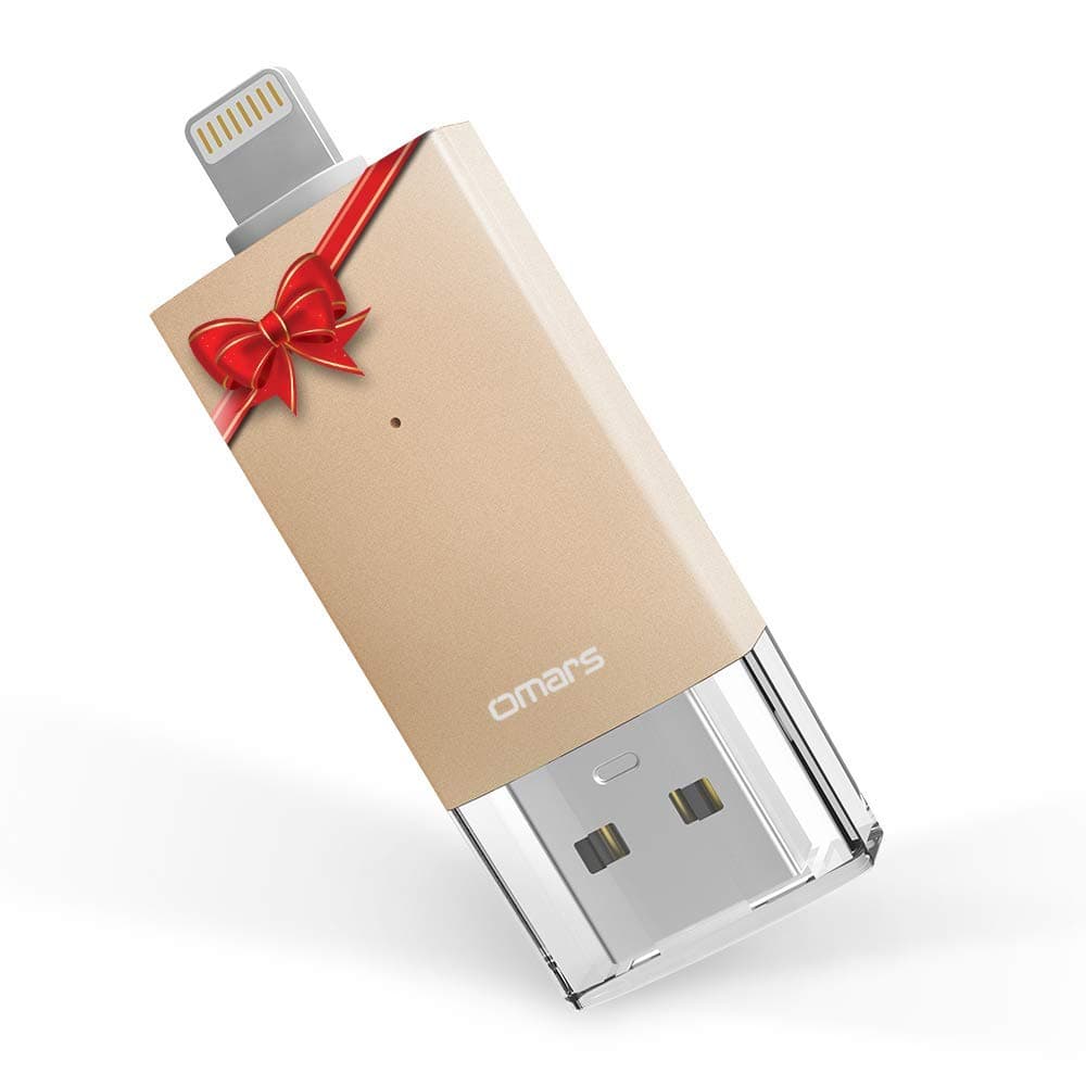 OMARS iPhone USB stick USB 3.0 32GB, 64GB, 128GB gold golden 32GB