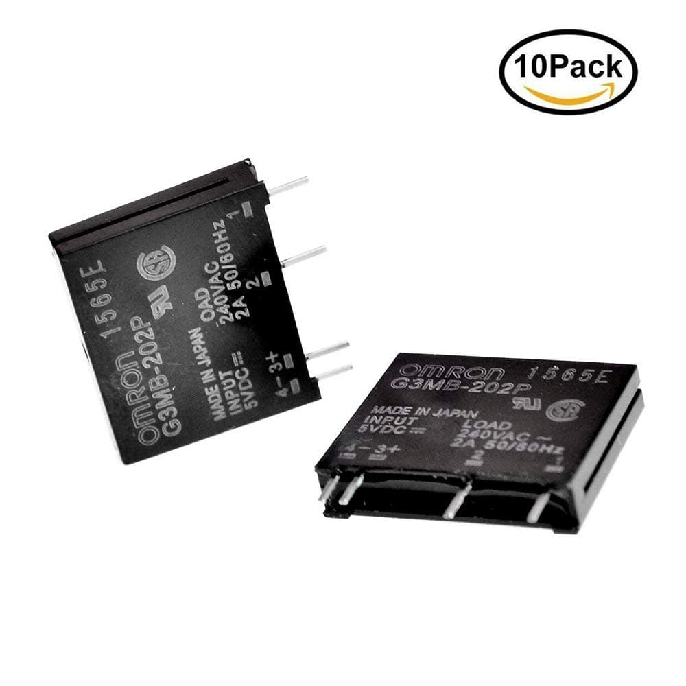 Superele 10PCS/LOT Solid State Relay G3MB-202P DC-AC PCB SSR in 5VDC,Out 240V AC 2A