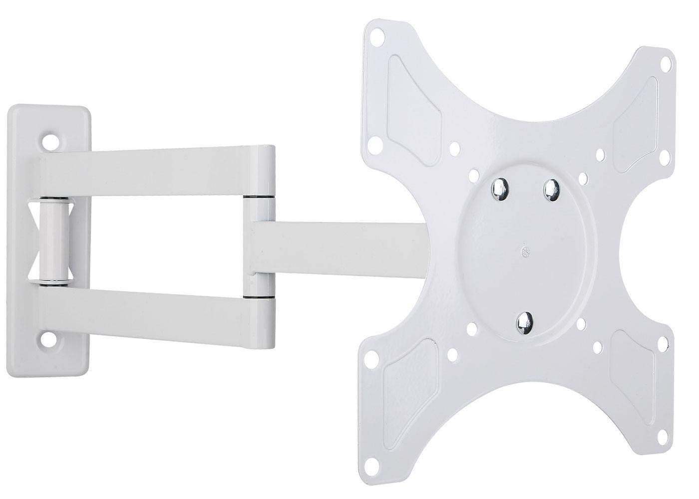Techly 023820 Wall Mount for LED LCD TV 19-37 Inches Tilting 3 Joints White White