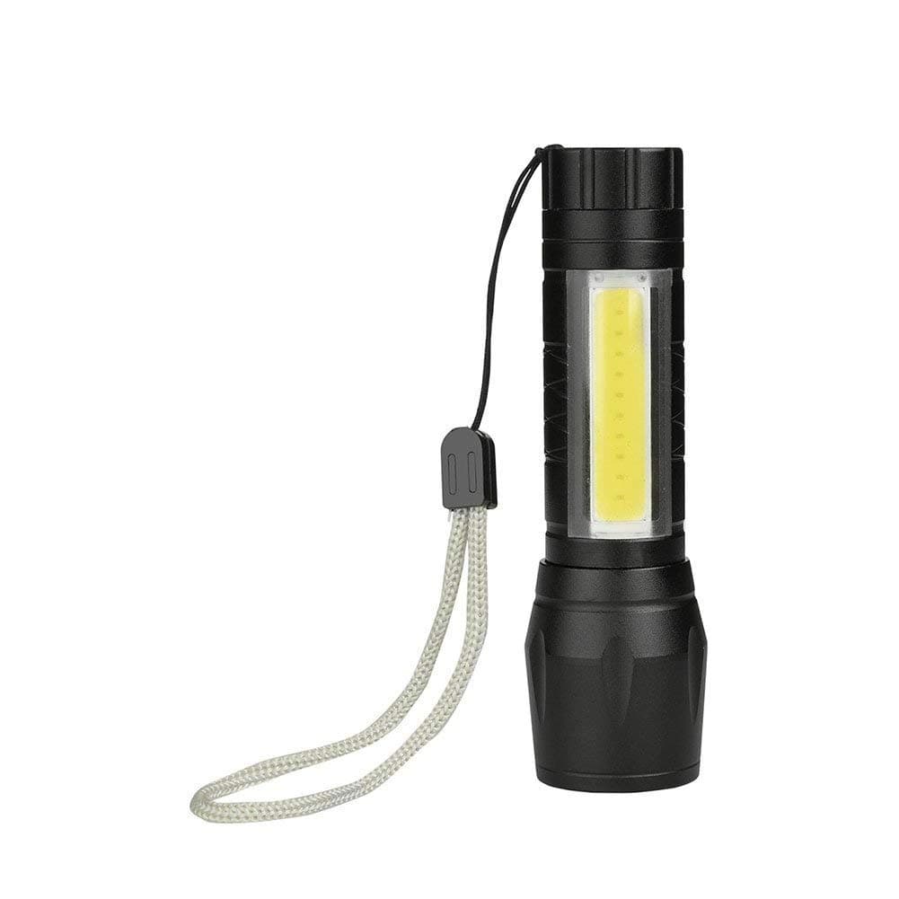 Zilant Plastic Flashlight, Black, Pack of 1