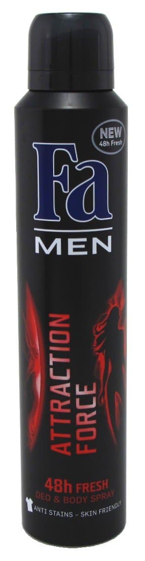 Fa Deodorant 6.7 Ounce Spray Men Attraction Force (198ml) (3 Pack)