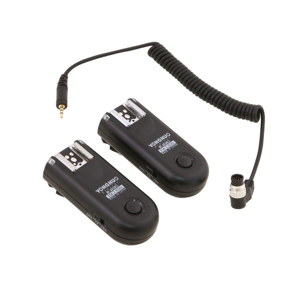 Yongnuo RF 603 II /N1 (Version II) Wireless Triggers 2.4GHz for Flash with Cable for Nikon D1/D1H/D1X/D2/D2H/D2Hs/D2X/D2Xs/D3/D3S/D3X/D4 D200/D300/D700/D800