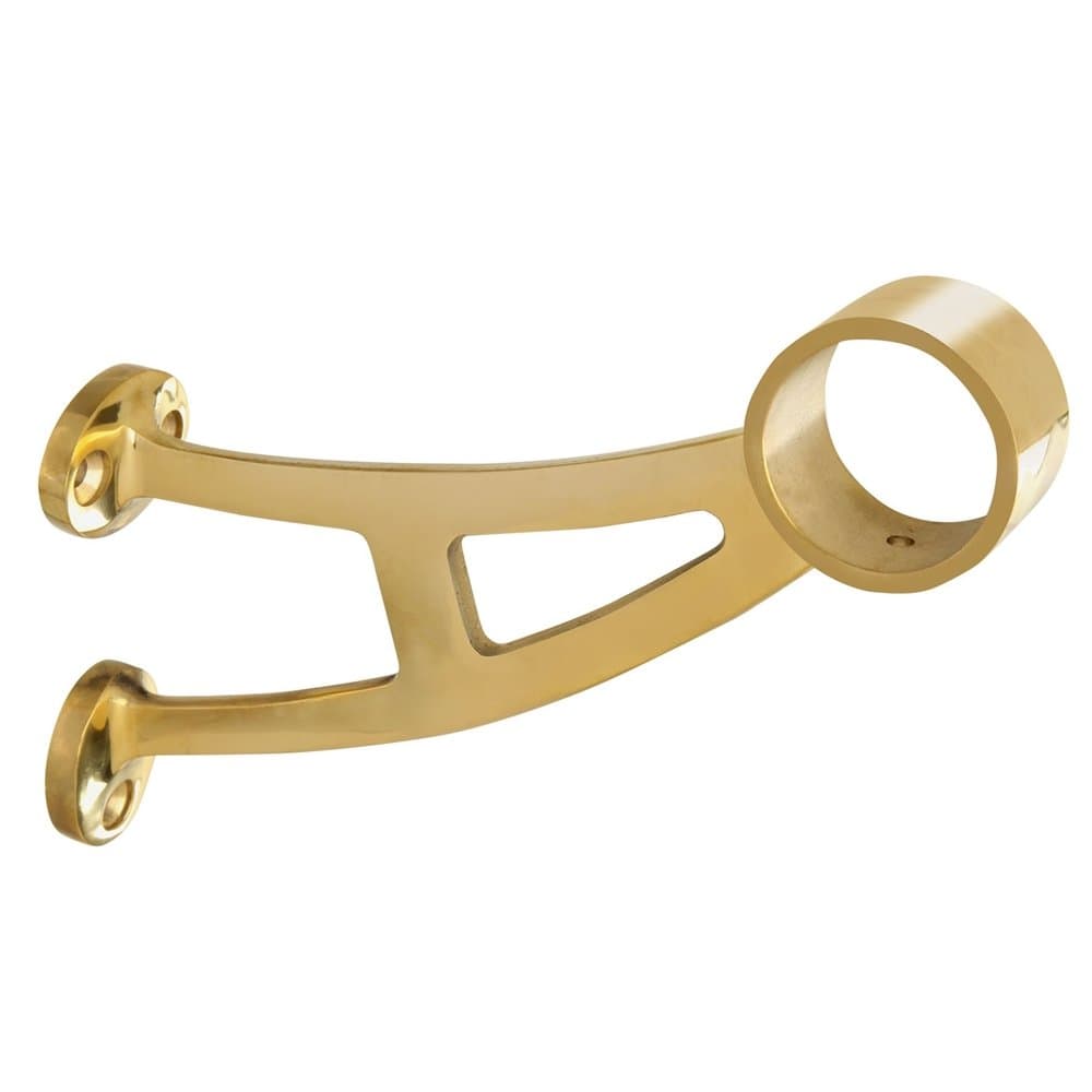 Lavi 1-1/2" Polished Brass Bar Bracket