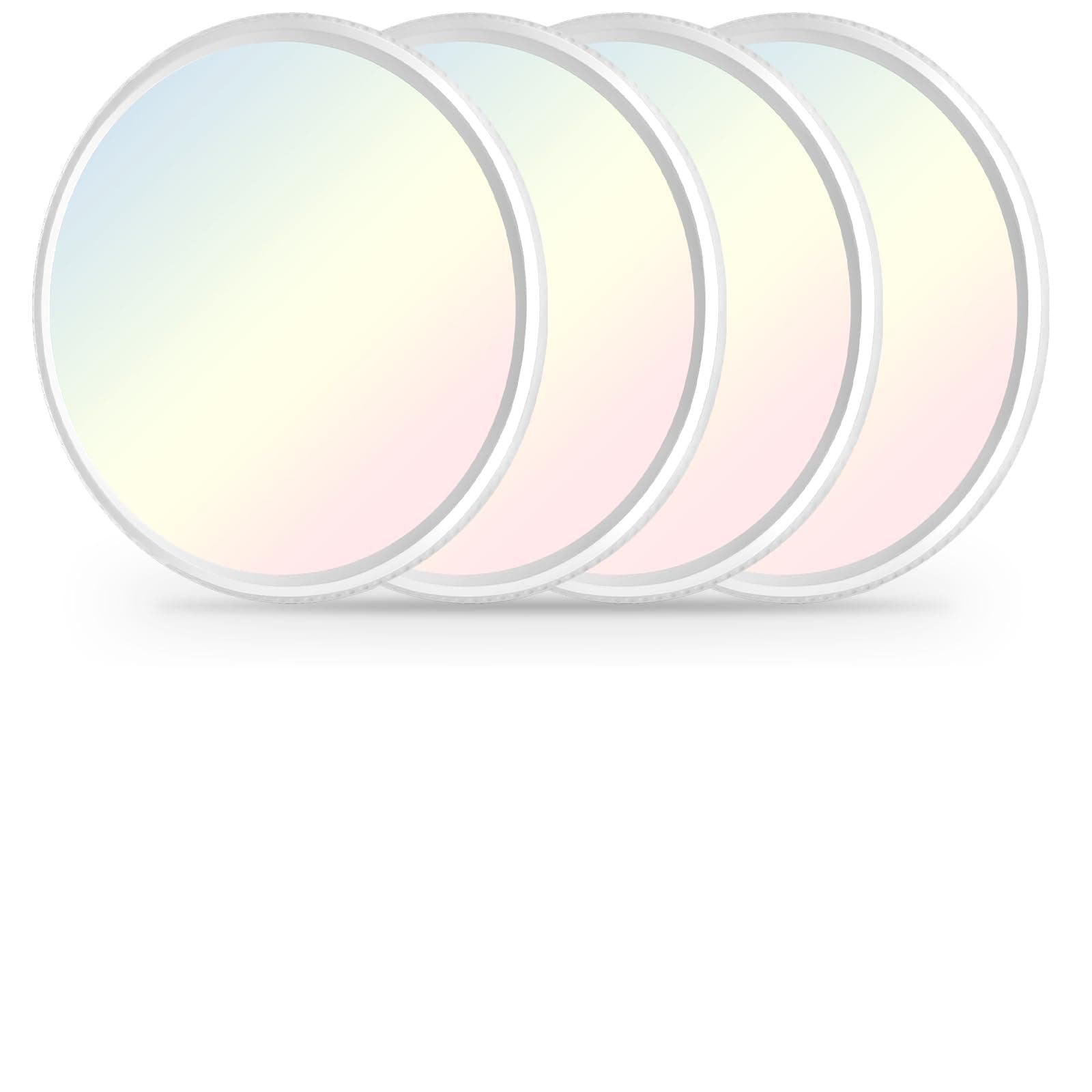 4Pack Led Ceiling Light, 42W 4500LM Ultra-Thin Surface Mount Light Fixtures, 15.8 Inch 3000K/4500K/6000K 3CCT Selectable Flush Mount Ceiling Light for Living Room, Bedroom, Kitchen