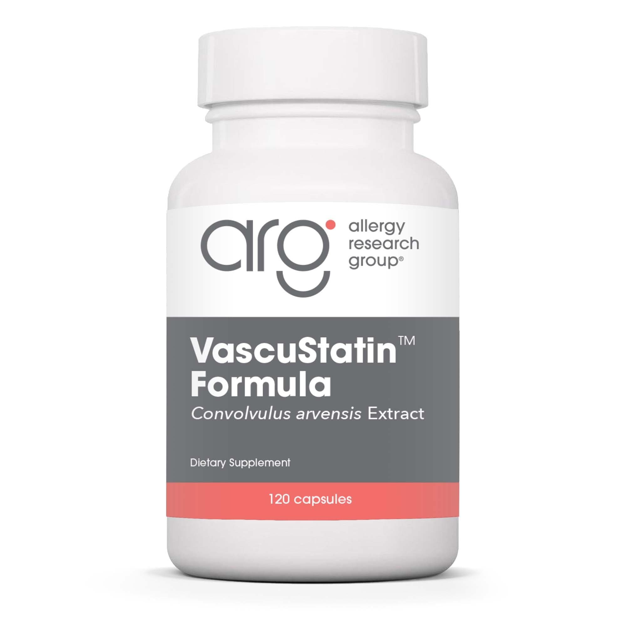 Allergy Research Group ARG VascuStatin Formula - Supports Immune Function and Tissue Health - Delivers 2 g Field Bindweed Extract per Serving - 30 Servings - 120 Capsules
