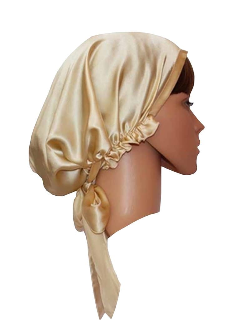 YAXM Women's Soft Comfortable Mulberry Silk Night Cap