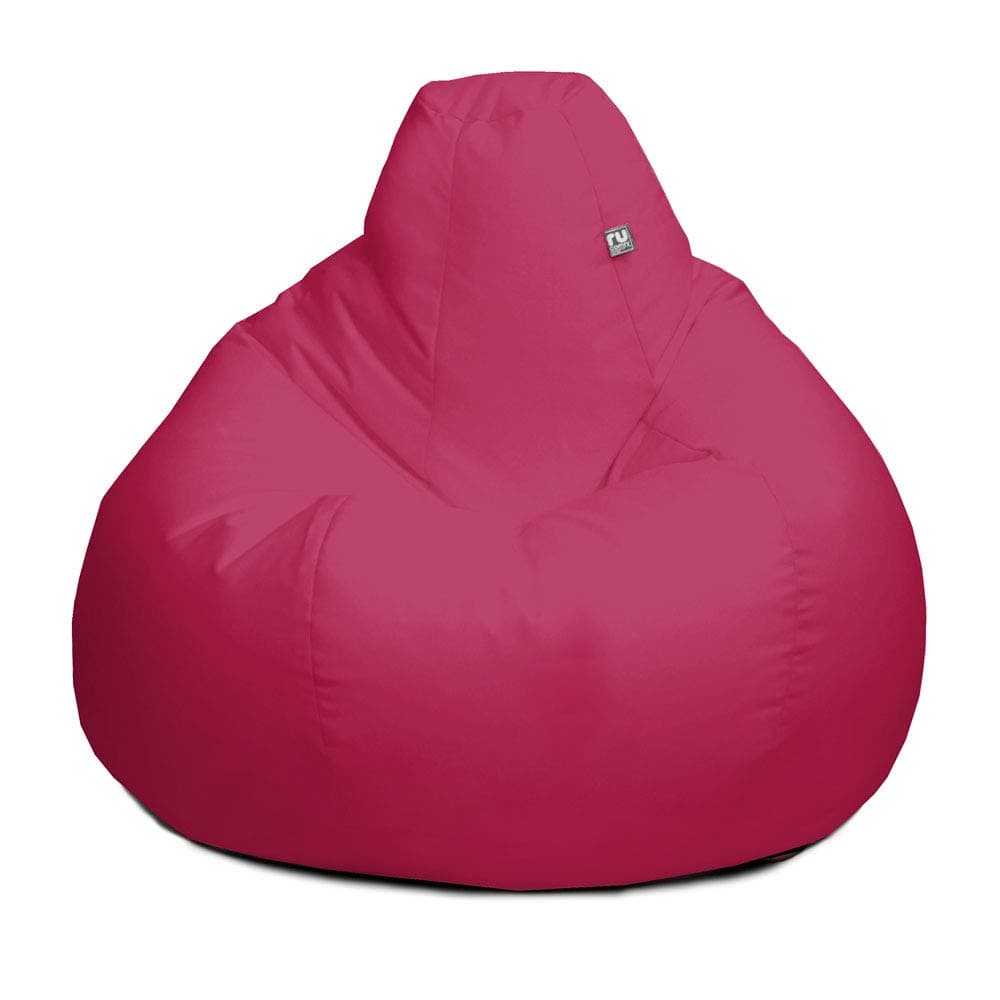 rucomfy Beanbags Extra Large Trend Classic Bean Bag. Comfortable Home or Bed Room Chair. Durable & Machine Washable - 70 x 110cm (Cerise Pink)