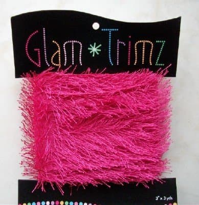 Fuchsia Eyelash Fun Fur Sewing Trim