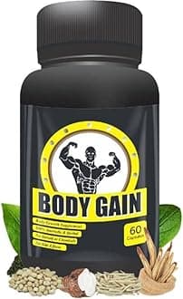 Capsules For Men, Muscle Gain & Weight Gainer Supplement 60 Capsules (Pack of 1)