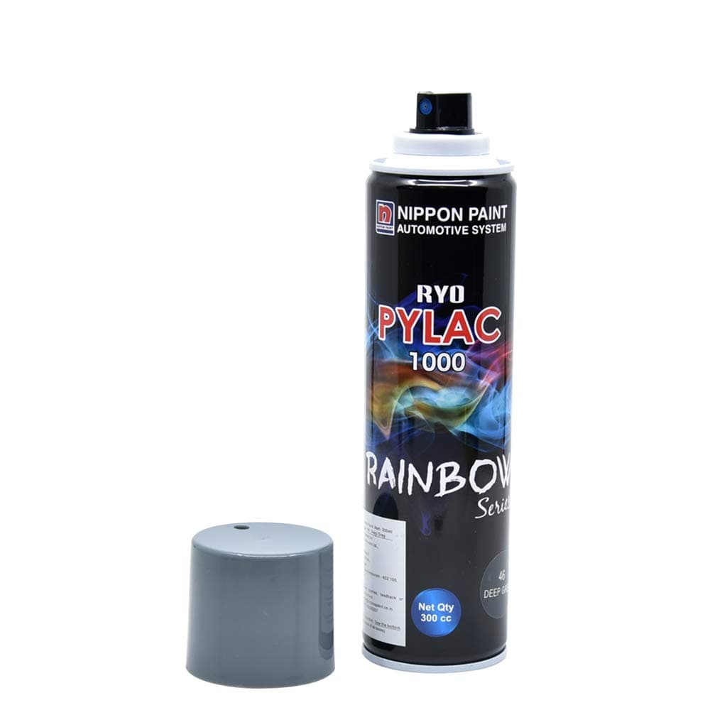 - Nippon Paint RINY181008 Aerosol Paint, Deep Grey 300ml