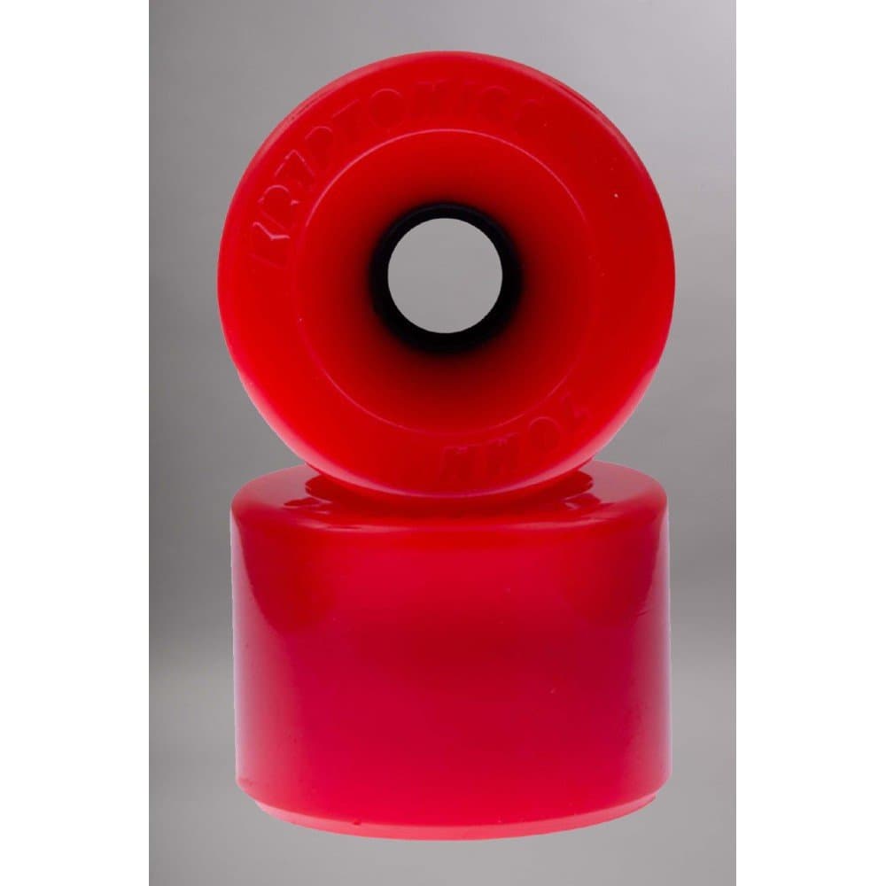 Kryptonics Wheels Star Trac Red Skateboard Wheels - 70mm 78a (Set of 4)