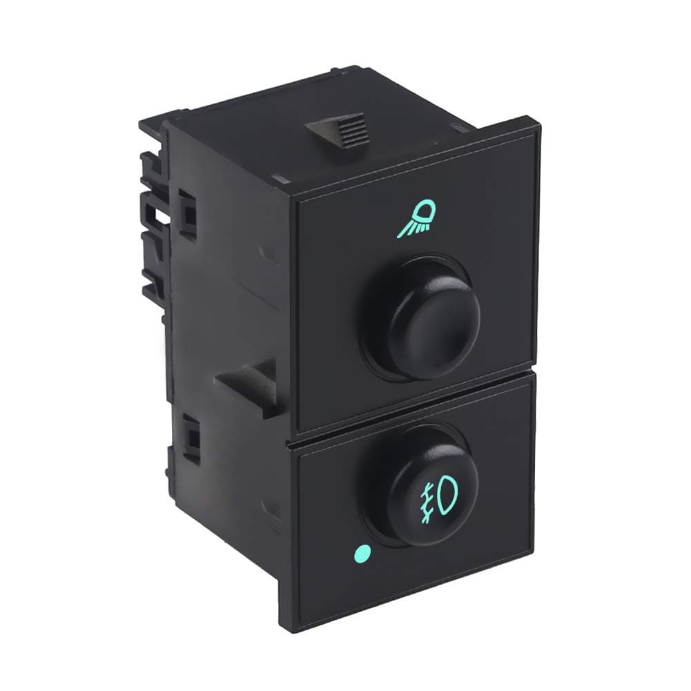 Fog Light Switch Compatible with 2003-2006 Chevy Silverado 1500 2500 Avalanche Suburban Tahoe 2003-2006 GMC Sierra 1500 2500 Yukon Cadillac Escalade ESV EXT Replacement for D7096C 15143597