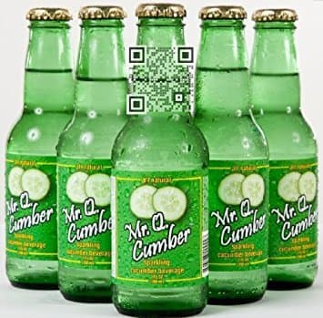 Mr Q Cumber Soda Cucumber, 7 fl oz