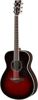 FS830 Small Body Solid Top Acoustic Guitar, Tobacco Sunburst