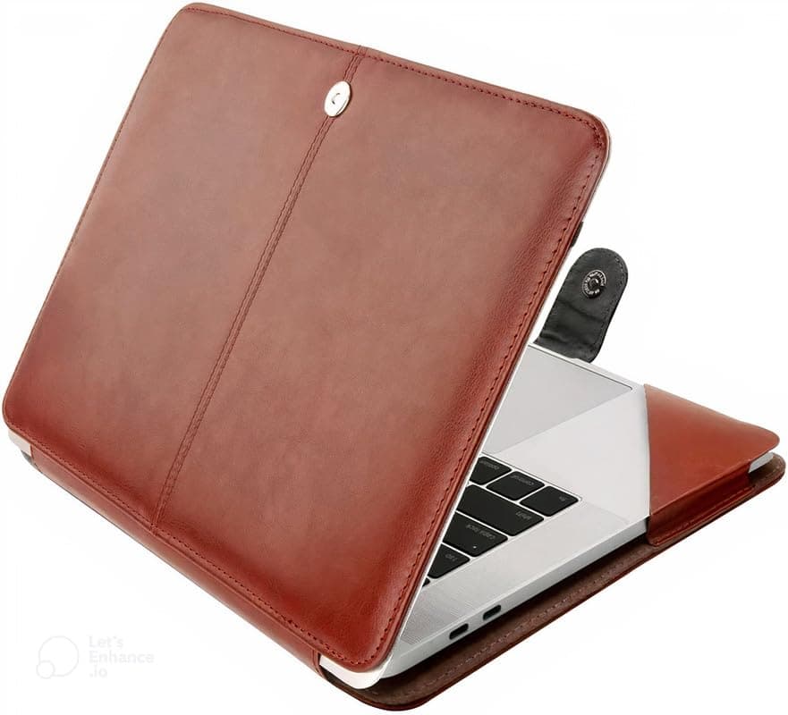 Flausen PU Leather Case Cover for Microsoft Surface GO2, 11th Gen Core i5, 12.4" Touch Screen, Laptop, Brown