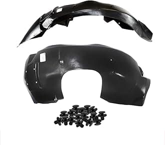 Parts N Go Fender Liner Set w/Clips For 2010-2013 Camaro Front Driver & Passenger Side Left Right GM1249211 GM1248211 22863721 22863722