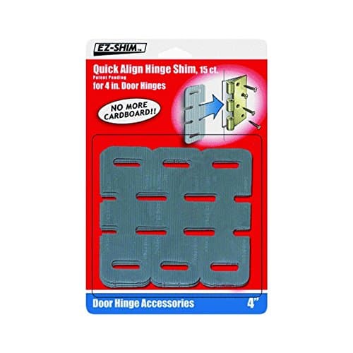 4" EZ HS400BP Hinge Shim (15 Pack), 15 Count