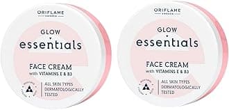 Sweden glow essentials face cream with vitamins e and b3-75 ml - pack of 2