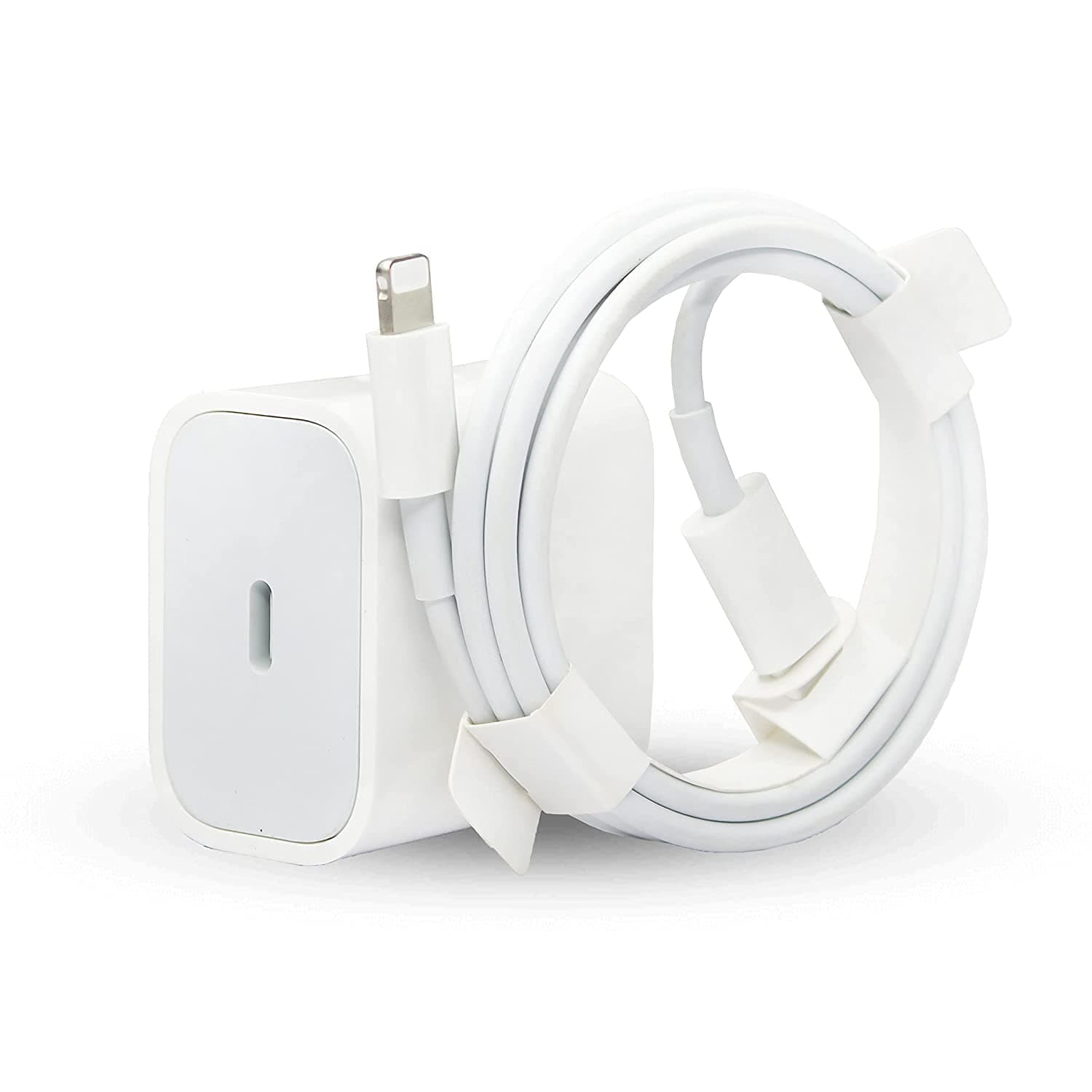 Original 20W Power Delivery Charging Adapter with USB Type C to Lightening Cable (White) – Fast Charger Combo Compatible with iPhone 14, 13, 12, 11, x, xs, xs max, xr Series