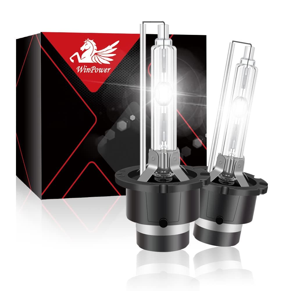 WinPower D2S Xenon Light High Brightness 6000K Cool White Headlight Bulbs, Pack of 2