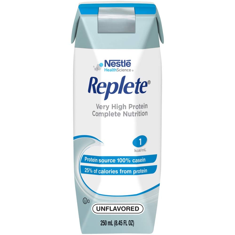 RepleteVery High Protein Complete Nutrition, Unflavored, 8.45 Ounce (Pack of 24)