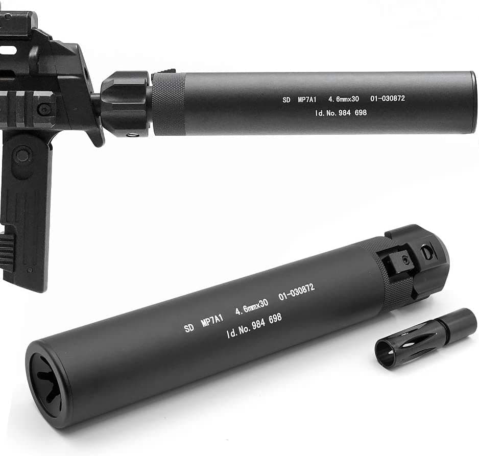 MP7A1 dedicated QD suppressor replica MP7 fully compatible !! H u0026 K engraved planning [Limited Edition] Tokyo Marui GBB / AEG ( only with steel Haider )