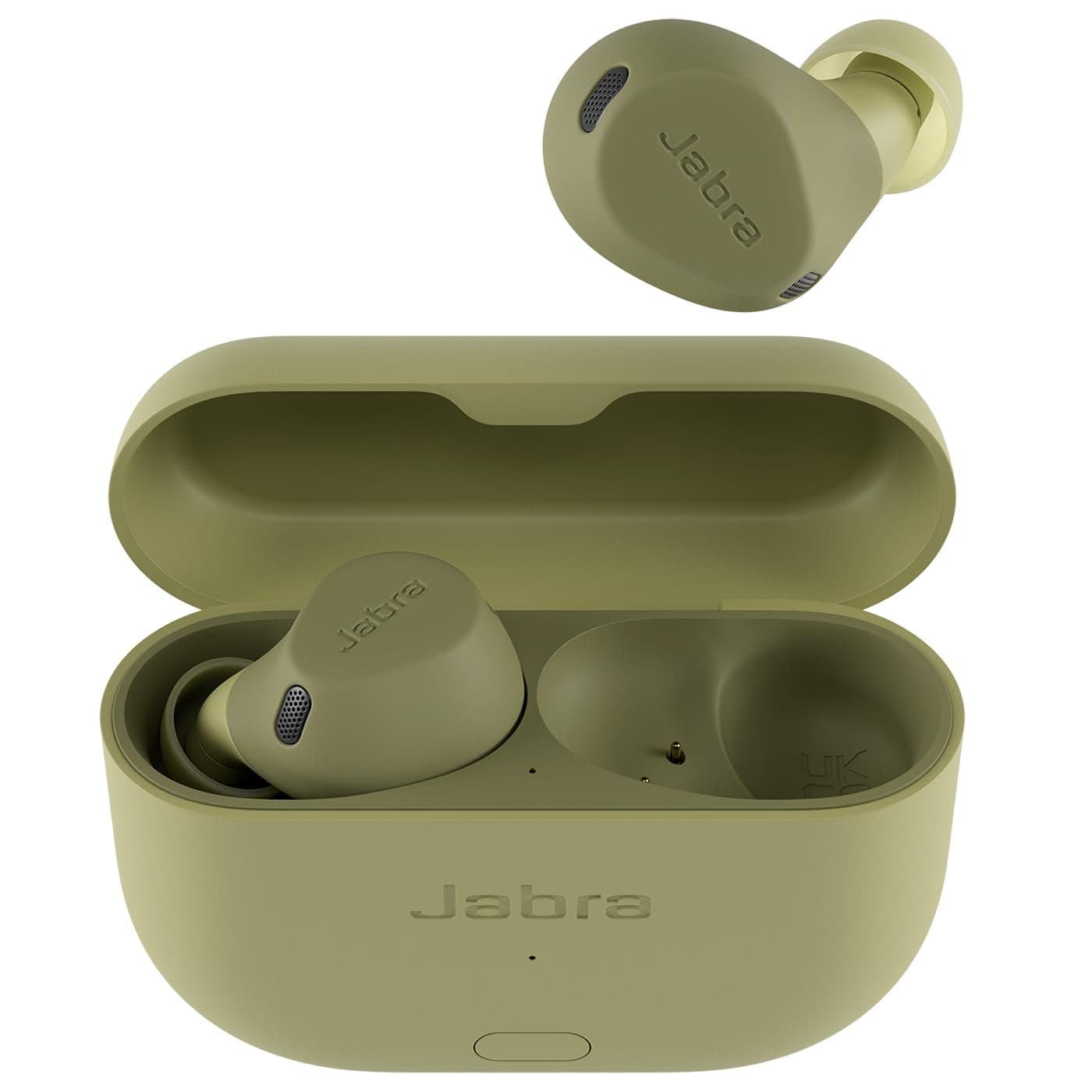 Jabra Elite 8 Active Gen 2 Wireless Bluetooth Earbuds, Sweatproof, Waterproof, LE Audio Smart Case, Secure In-ear fit, HearThrough mode, Adaptive Hybrid ANC and up to 56 hrs battery life – Olive