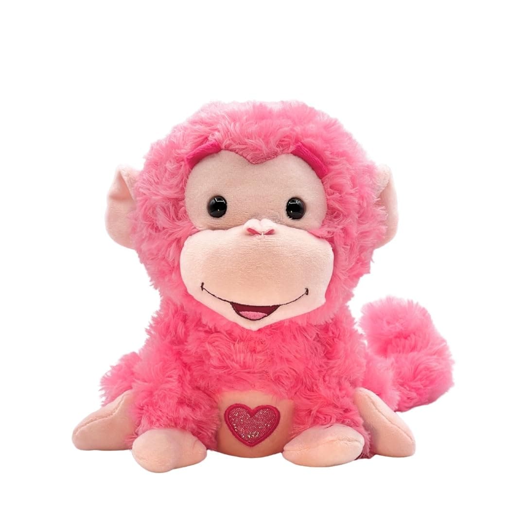 Cuddle Barn Valentines Toy Monkey - Love Me Coco | Animated Plush Twirls and Spins to The Song Love Machine | Romantic Funny Cute Valentine Stuffed Animal | Great Gift for Kids and Adults- 10 Inches