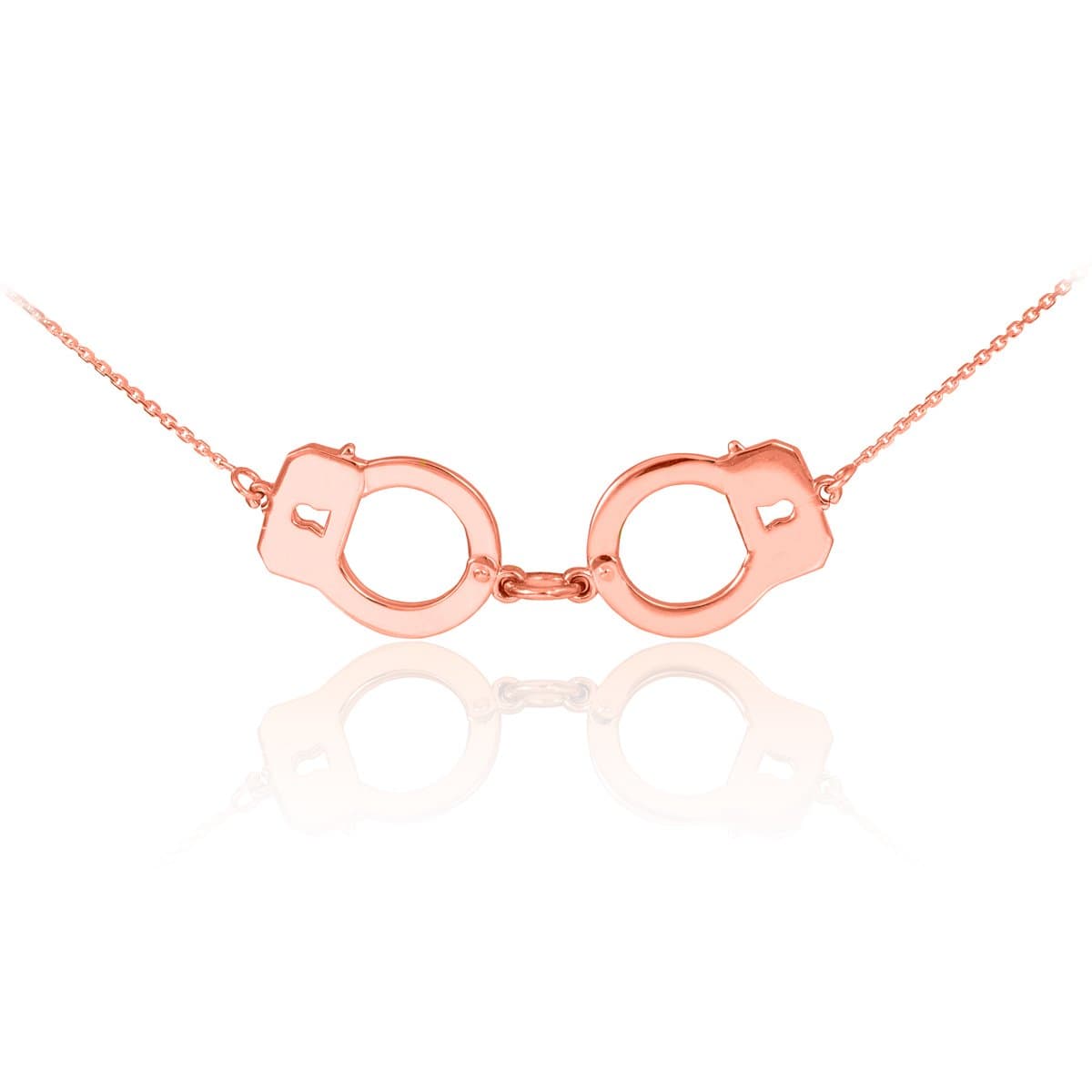 Handcuff Necklaces 14k Rose Gold