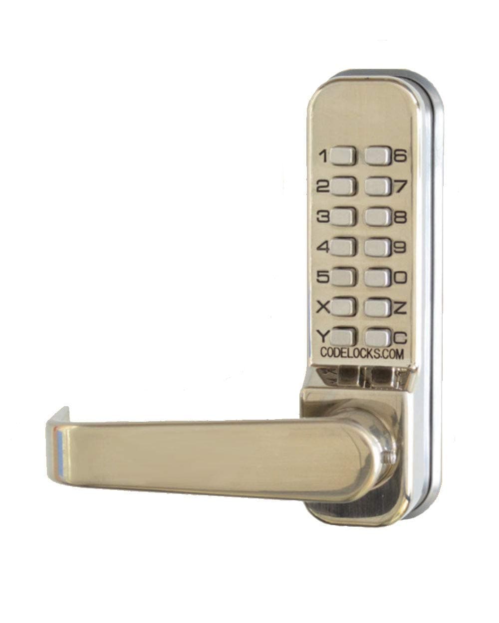 Mechanical Lockset,Stainless Steel,Lever