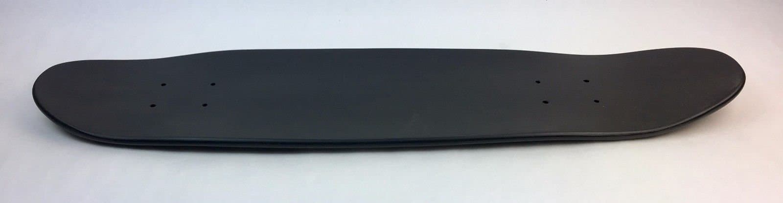Natural Cruiser Deck 7.5 x 28.7 Skateboard Blank Mini Longboard Black dip C12
