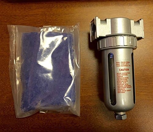 3/8" Compressed Air In Line Filter Desiccant Dryer Moisture Water Separator New