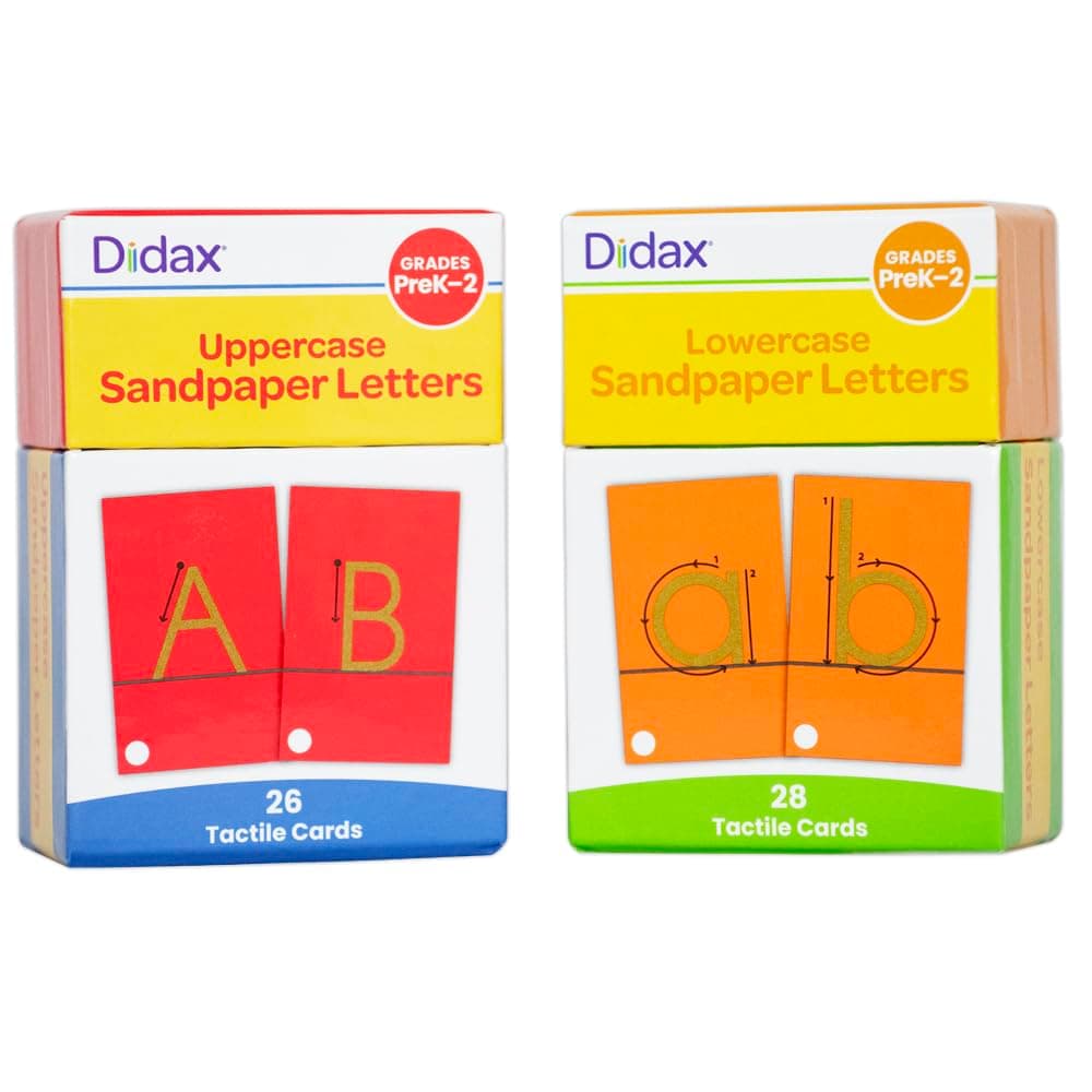 Didax Educational Resources Sandpapers Letters Boxed Set