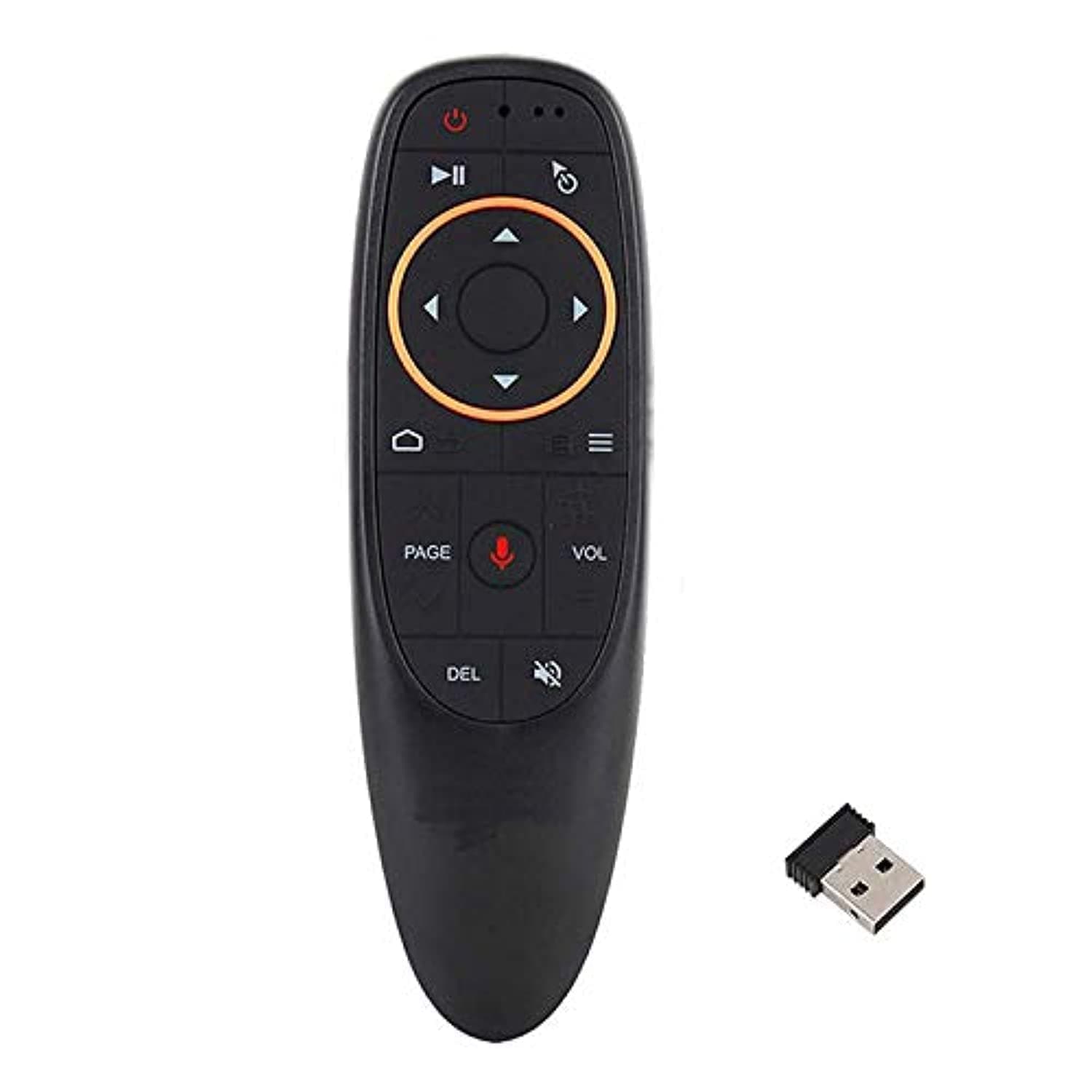 Other G10 Gyro Sensor Smart Remote Control Voice Control Wireless Air Mouse 2.4G RF with Microphone for PC, Smart TV, Set-top-box, Phone(OTG), Network Media player, Tablet, Game player