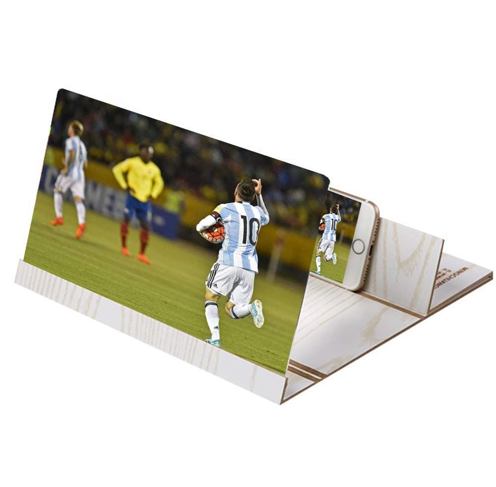 Phone Screen Magnifier, Cellphone Projector Enlarged Amplifier, Mobile Bracket Holder, 3D HD Movie Video Stand for All Smartphone