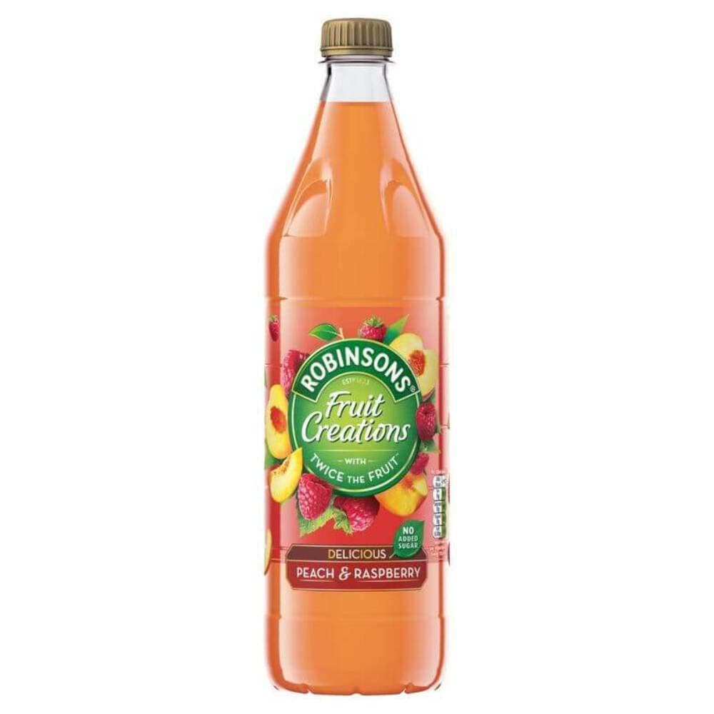 Fruit Creations Delicious Peach & Raspberry Squash 1L
