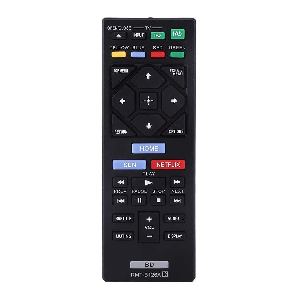 Remote Control Replacement RMT-B126A for Sony BDP-S6000 / BDP-S2200 / BDP-BX520 / BDP-BX320 / BDP-BX620 / BDP-S2100 / BDP-S1200 / BDP-BX120 / BDP-S3200 / BDP-S5200 BDP-S5200 / D Blu Ray