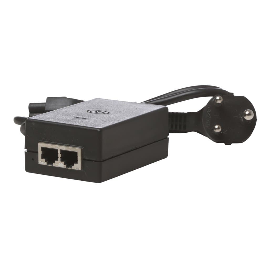 OPL 24V 1A, 10/100Mbps PoE Injector/Switch Adapter