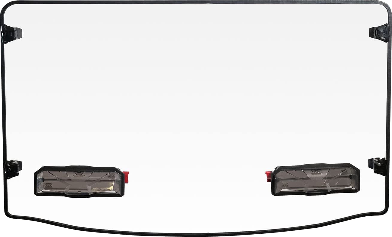 SEIZMIKUTV Versa-Vent Windshield Compatible with Polaris Midsize Ranger 500/570 2015-2025 UTV Models | No Tools Required | Double Hard Coated | Scratch Resistant Poly | Side by Side Accessories