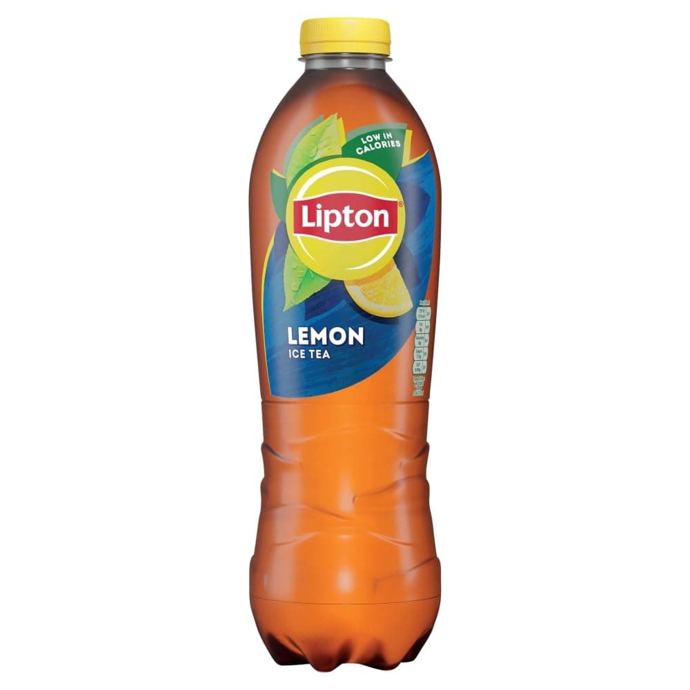 Lipton​ Lemon​ Bottled Ice Tea 1.25 L, low calorie​ soft drink​, ​100% black tea extract