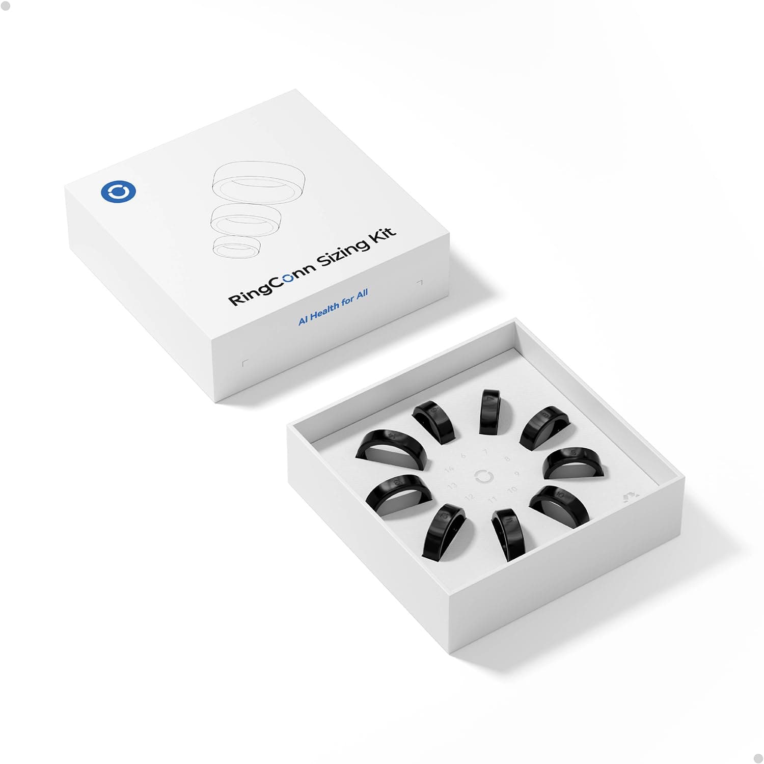 RingConn Gen 2 Sizing Kit - Size First Before You Buy - Choose from 9 Sizes - Sizes 6 to 14 - Find The Perfect Ring Size Smart Ring Size