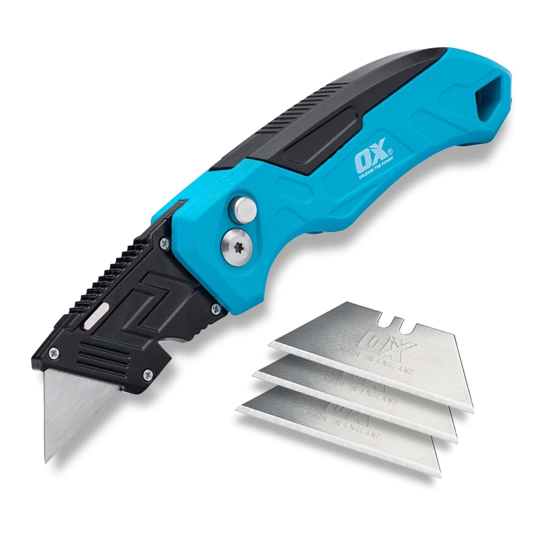 OX Tools Pro Heavy Duty Fixed Blade Folding Knife