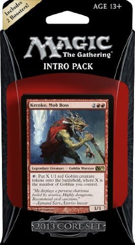 Magic The Gathering M13: MTG: 2013 Core Set Intro Pack: Mob Rule Theme Deck (Includes 2 Booster Packs)
