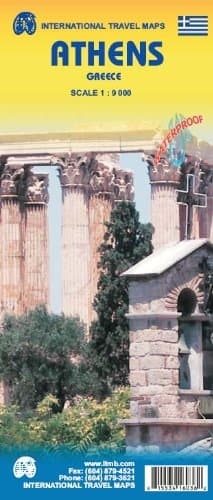 Athens 1:9,000 Street Map Map – Folded Map, December 10, 2008