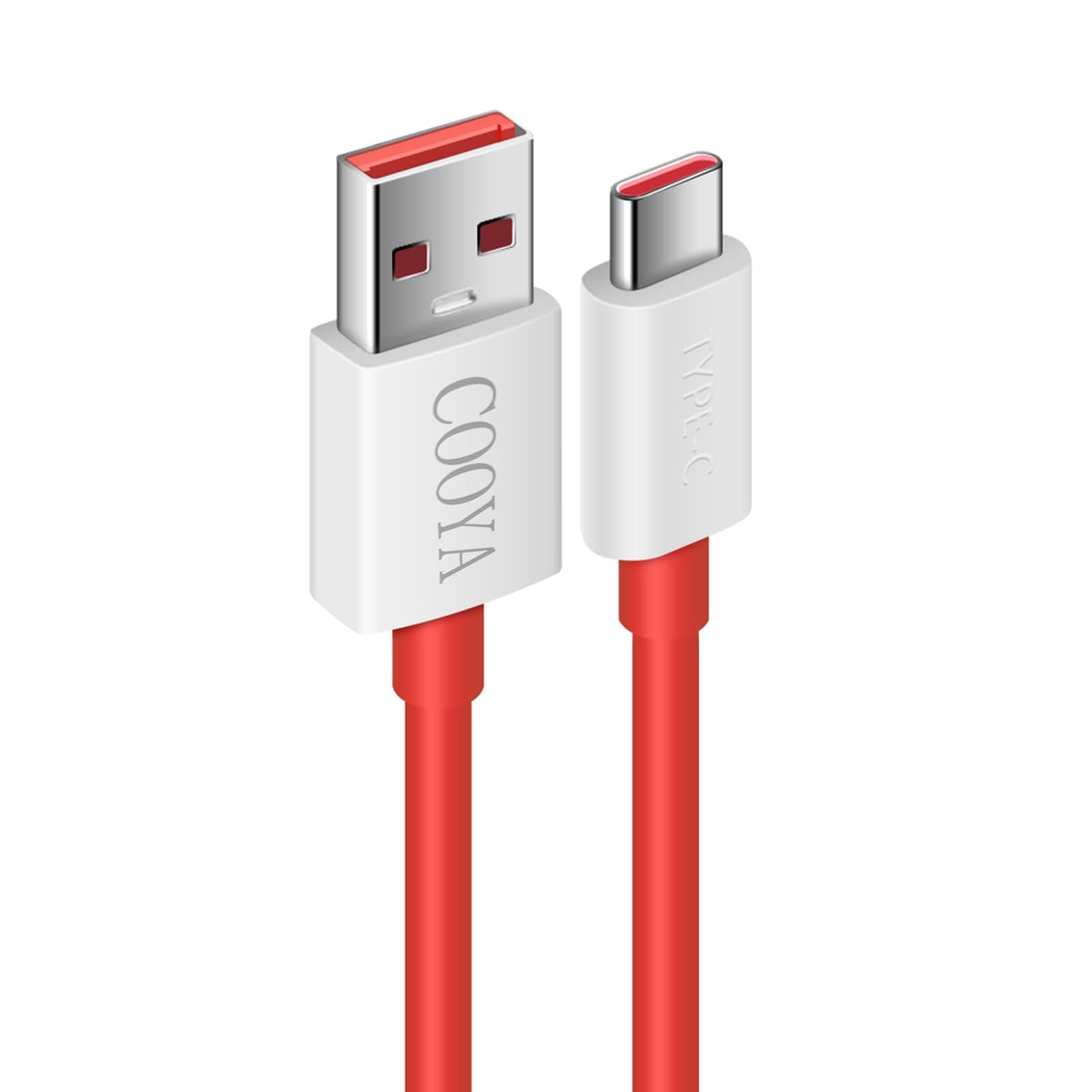 Dash Charge Cable Replacement for OnePlus 7, 5V 4A Warp Charging Cable for OnePlus 7 Pro USB Type C Cable, 6.6FT Long USB C Cable Dash Charging for OnePlus 6T/ 6, OnePlus 5T/ 5, OnePlus 3/ 3T
