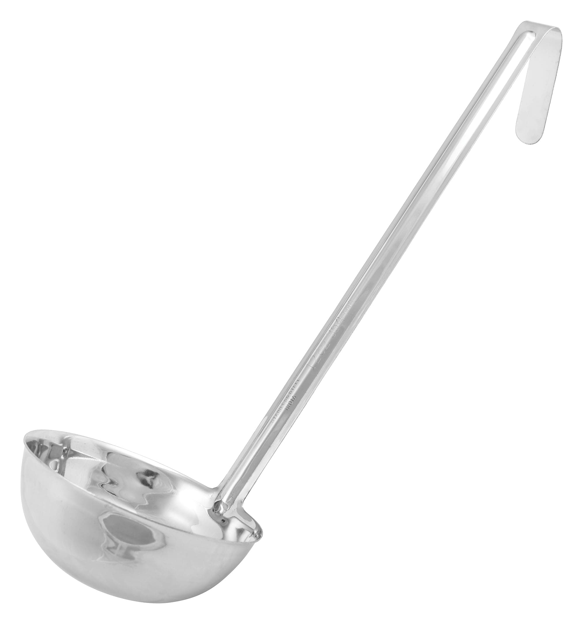 Winco One Piece Ladle, 12 Ounce, Stainless