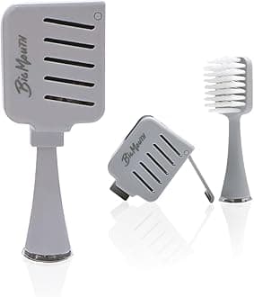 Big Mouth Sonic Electric Toothbrush Replacement Heads – Soft Bristles, Wide Brush Head, Compatible with Most Sonic Toothbrushes – Includes 2 Replacement Toothbrush Heads + 2 Hygienic Covers